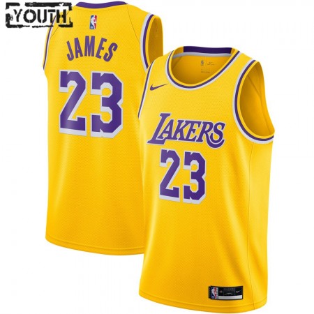 Maillot Basket Los Angeles Lakers LeBron James 23 2020-21 Nike Icon Edition Swingman - Enfant